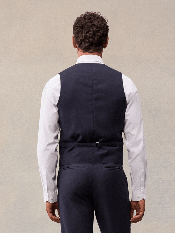 Navy Blue Suit Vest