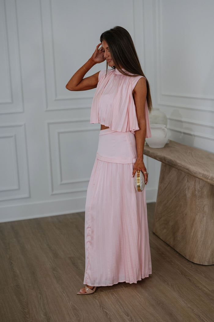 Nula Skirt Set-Pink