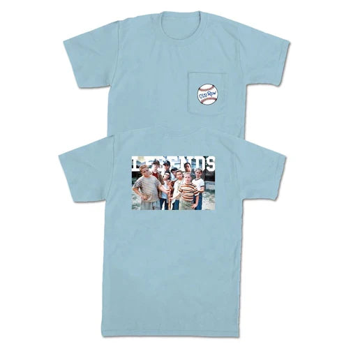 Old row LEGENDS NEVER DIE POCKET TEE