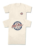 Old row USA Camo Circle Logo Pocket Tee