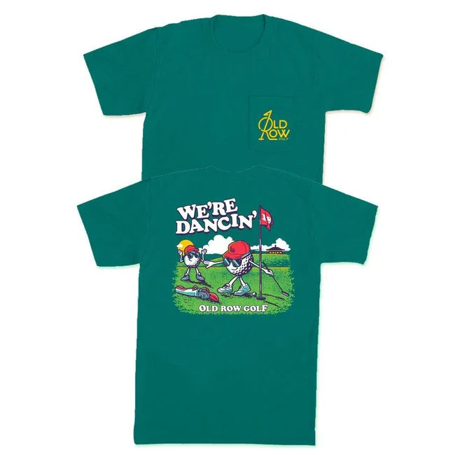 Old row WE'RE DANCIN' POCKET TEE