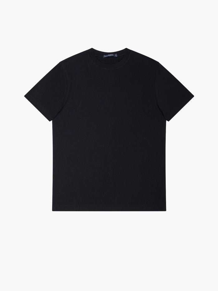 Organic Cotton Black Crew Neck T-Shirt