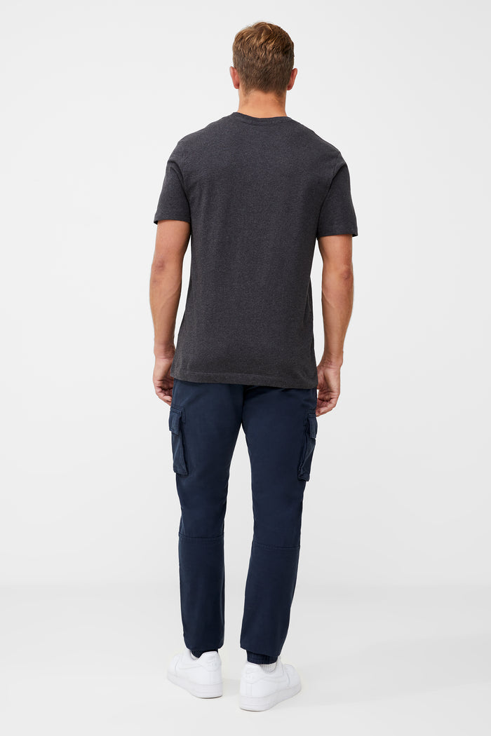Organic Cotton Grey Crew Neck T-Shirt