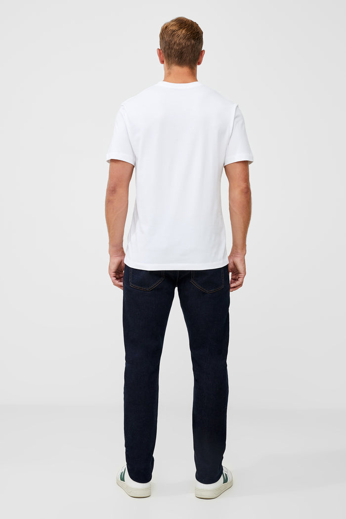 Organic Cotton White Crew Neck T-Shirt