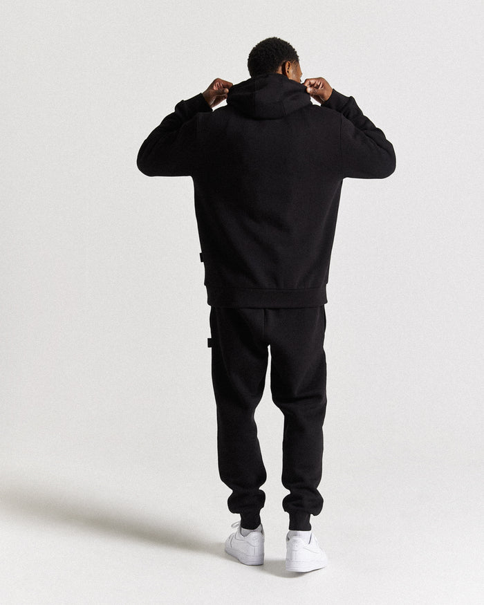 Pacific Hoodie - Black/White/Grey/Blue