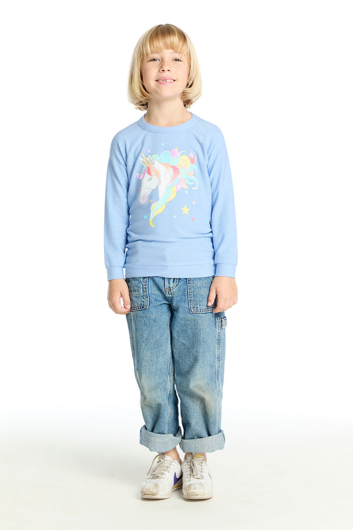 Painterly Unicorn Long Sleeve Girls chaserbrand