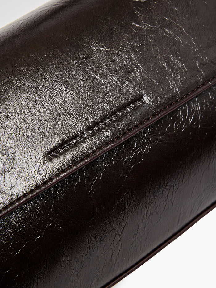 Patent Flap Shoulder Bag