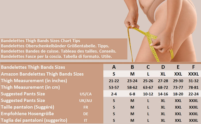 Peony Thigh Bands by Bandelettes® | Black