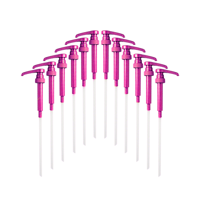 Pink Skinny Syrup Pump for 750ml Syrup Bottle