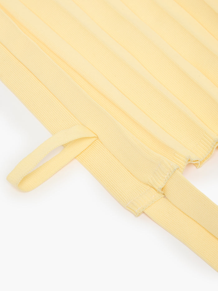 Pleated Packable Tote Bag