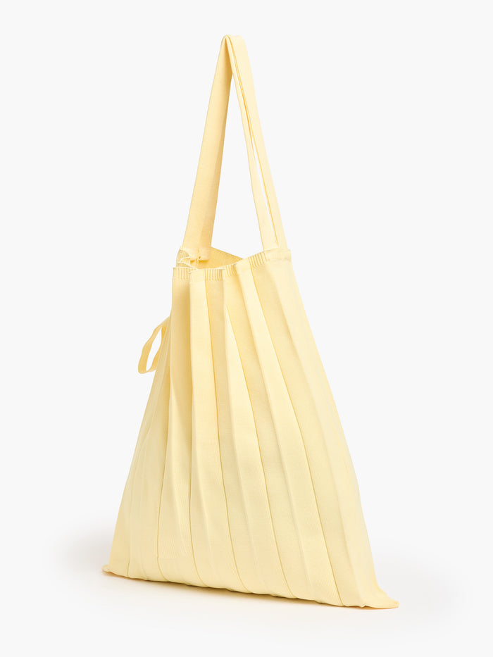 Pleated Packable Tote Bag