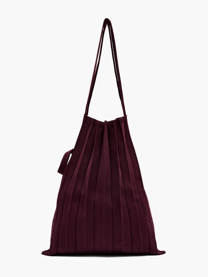 Pleated Packable Tote Bag