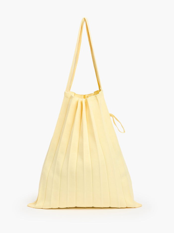 Pleated Packable Tote Bag