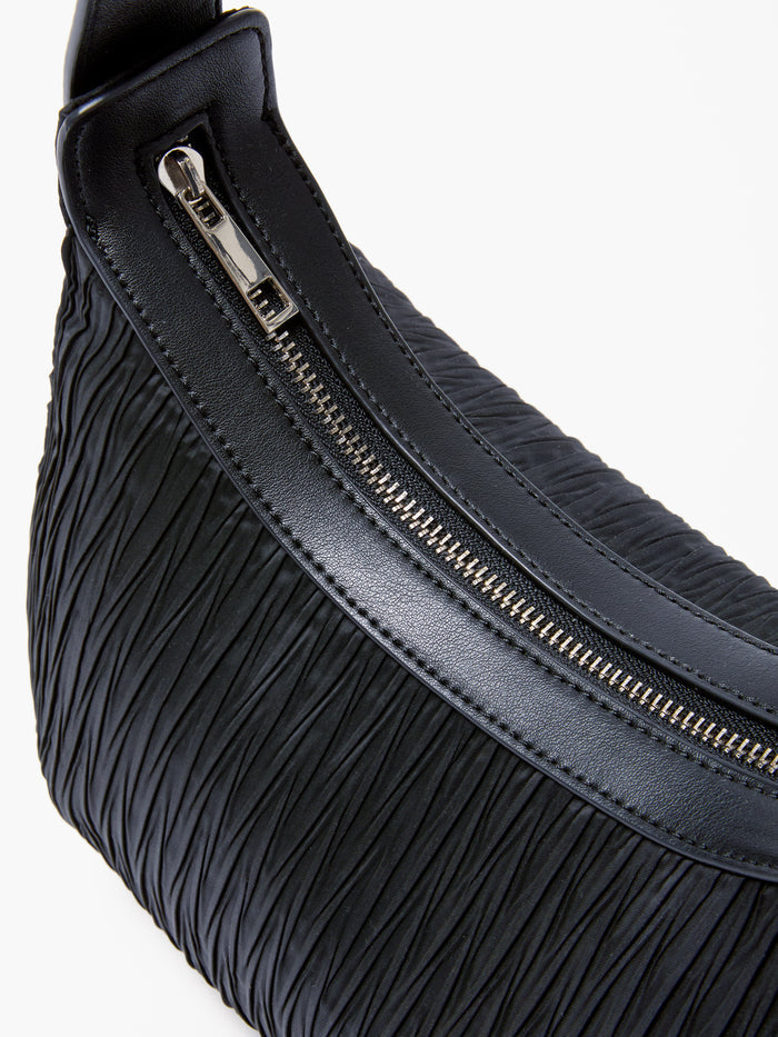 Plisse Crossbody Bag