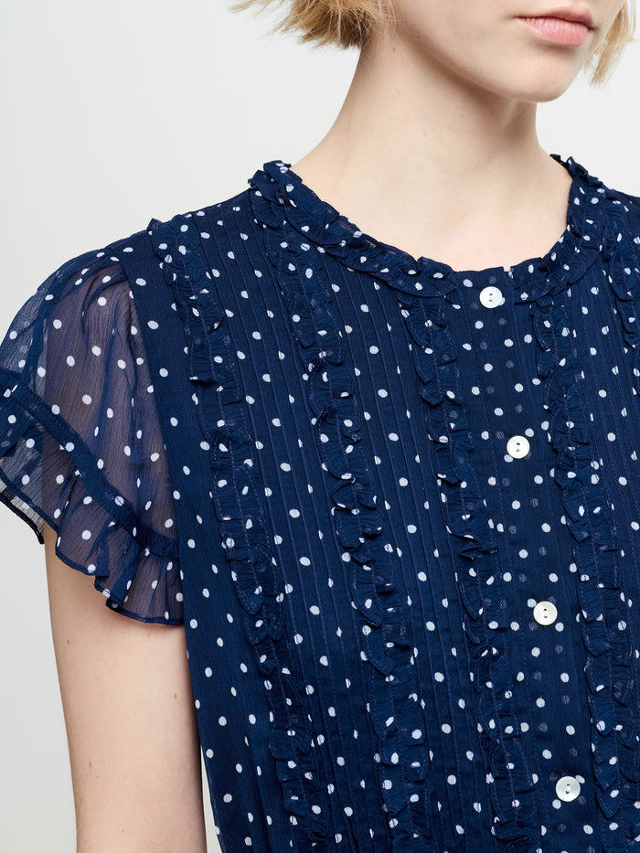 Polka Ruffle Dress