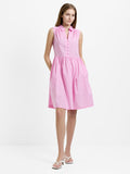Poplin Sleeveless Smock Dress