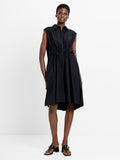 Poplin Tie Sleeveless Dress