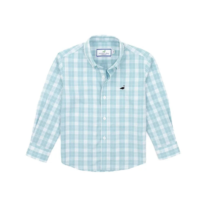 Properly Tied- Boys Seasonal SportShirt Spanish Moss