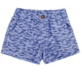 Properly Tied Boys youth Mallard Shorts - Camo - Deep Sea Blue