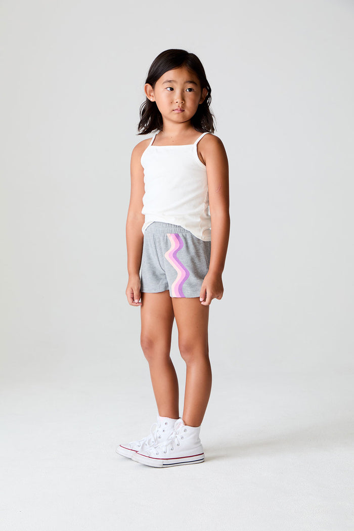 Girls Rainbow Wave Jade Girls Shorts chaserbrand