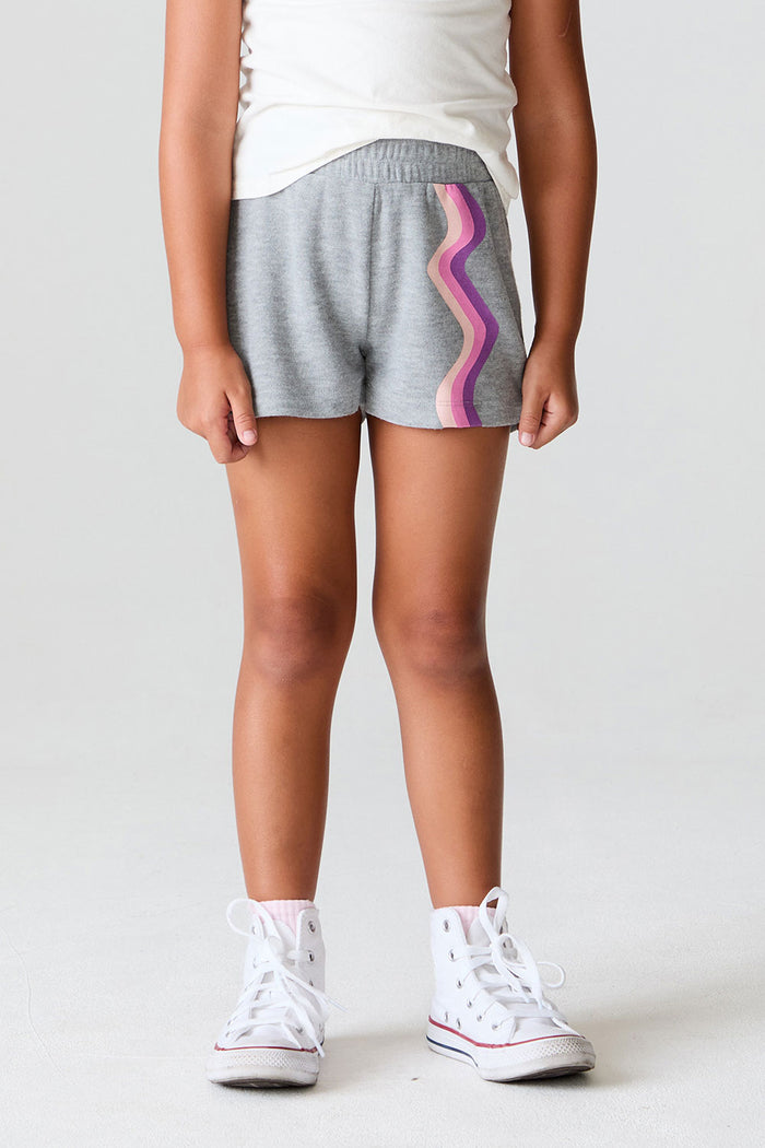 Girls Rainbow Wave Jade Girls Shorts chaserbrand