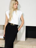 Rallie Shoulder Pad Tank Top