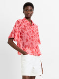 Raquel Floral Pintuck Shirt