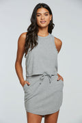rPET Cozy Rib Cropped Dropped Armhole Muscle Tank WOMENS - chaserbrand