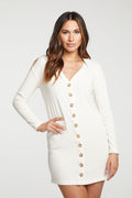 rPET Love Rib Button Down Cardigan Dress WOMENS - chaserbrand