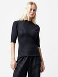 Regina Jersey Shoulder Pad Tee