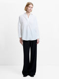 Rhodes Recycled Crepe Popover Shirt