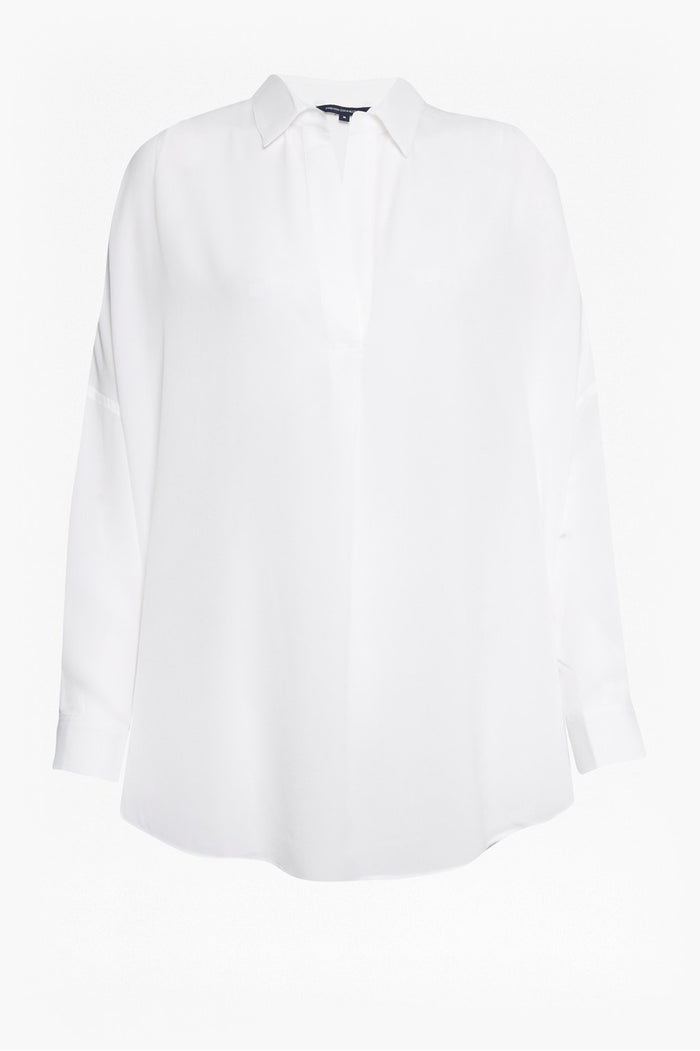 Rhodes Recycled Crepe Popover Shirt