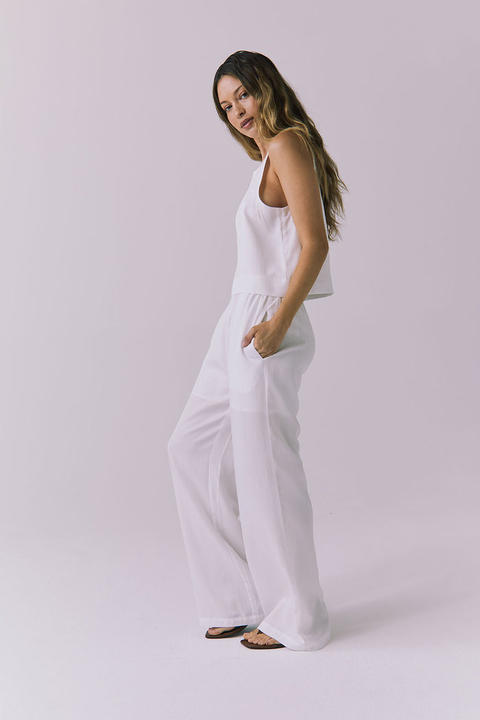 Womens Lee White Trousers chaserbrand