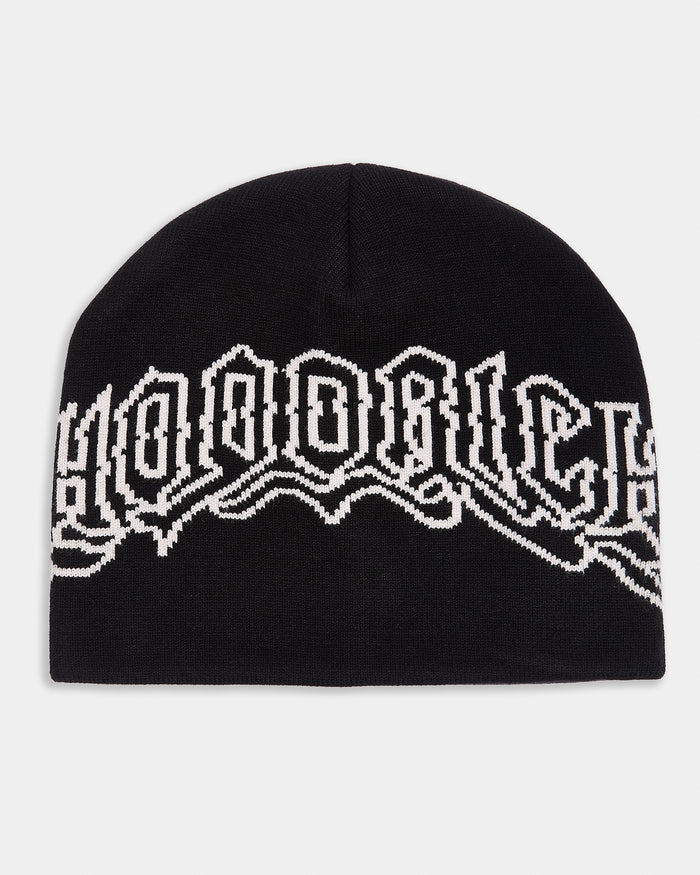 Ritual Knit Beanie - Black/White