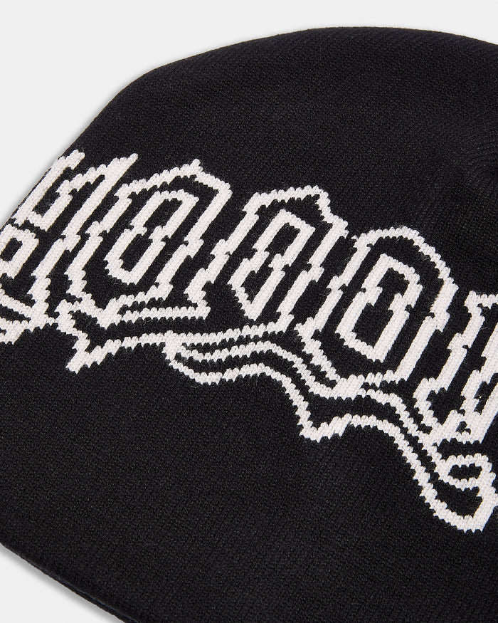 Ritual Knit Beanie - Black/White