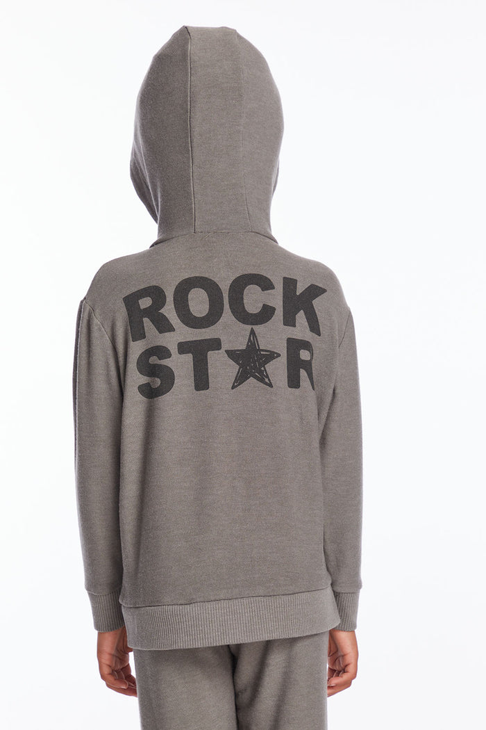 Rock Star Boys Zip Up Hoodie Boys chaserbrand