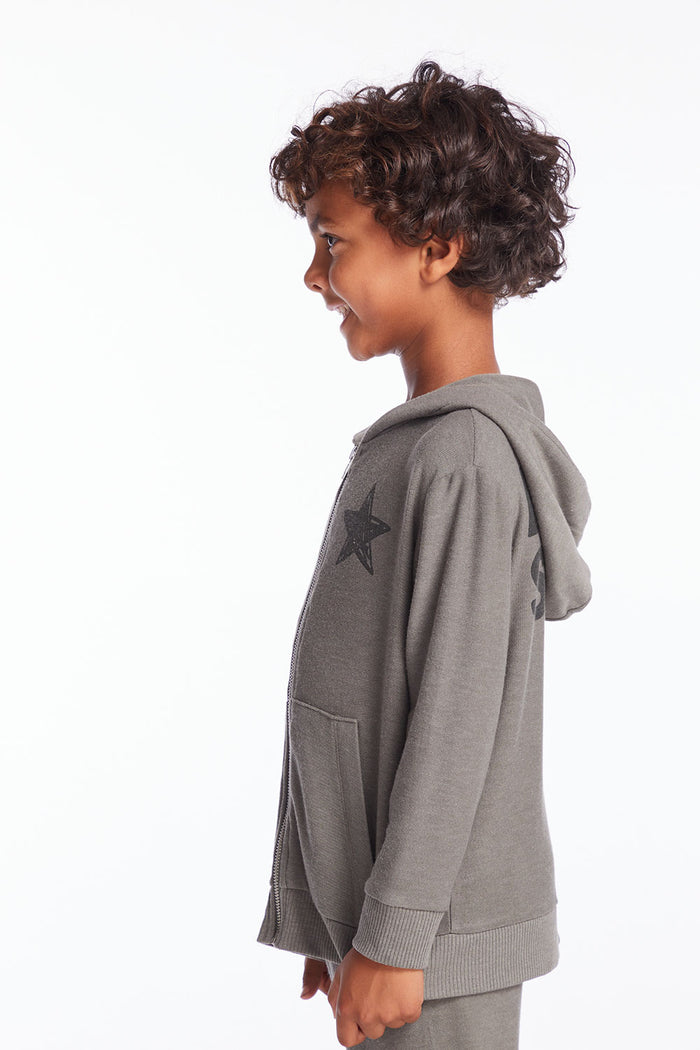 Rock Star Boys Zip Up Hoodie Boys chaserbrand