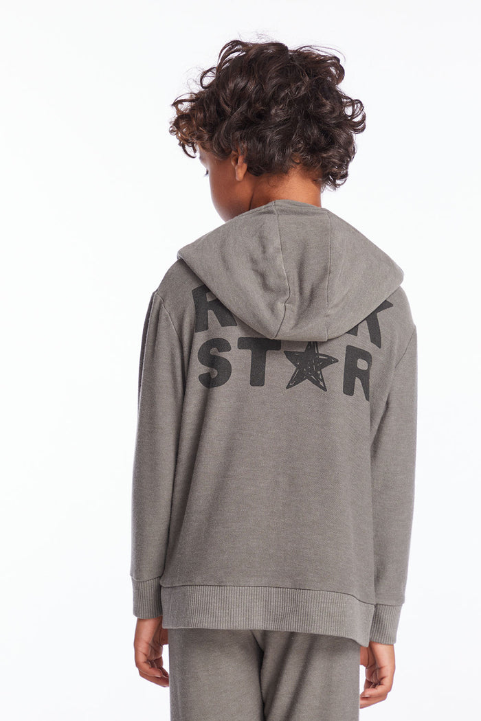 Rock Star Boys Zip Up Hoodie Boys chaserbrand