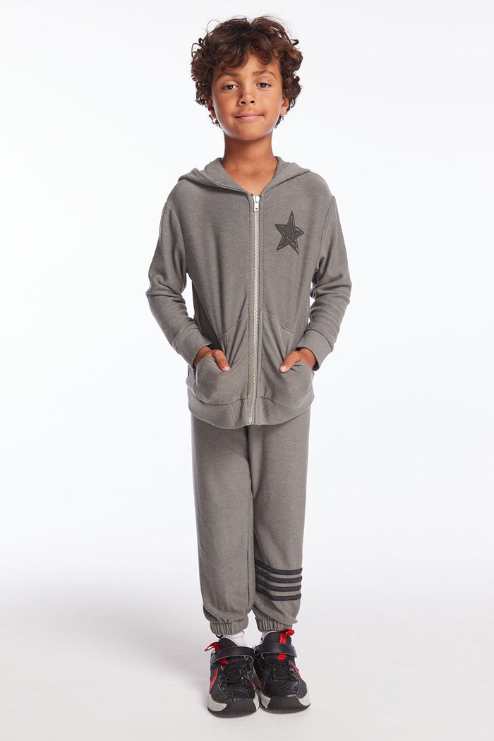 Rock Star Boys Zip Up Hoodie Boys chaserbrand