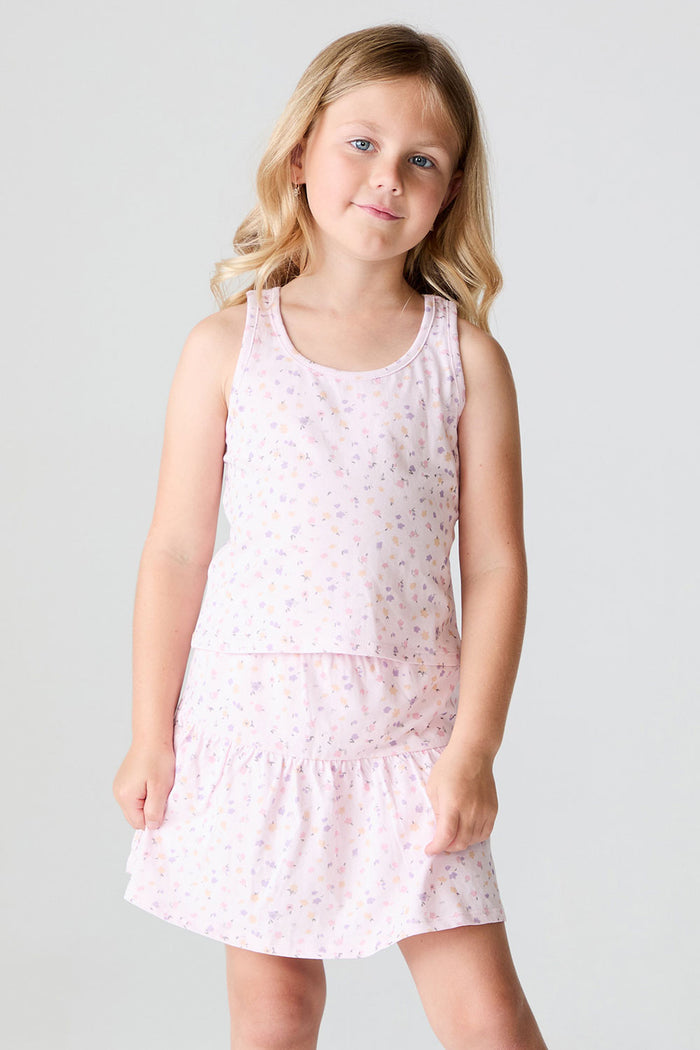Girls Rosebud Ditsy Tank chaserbrand