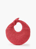 Round Bow-Knot Red Shoulder Bag