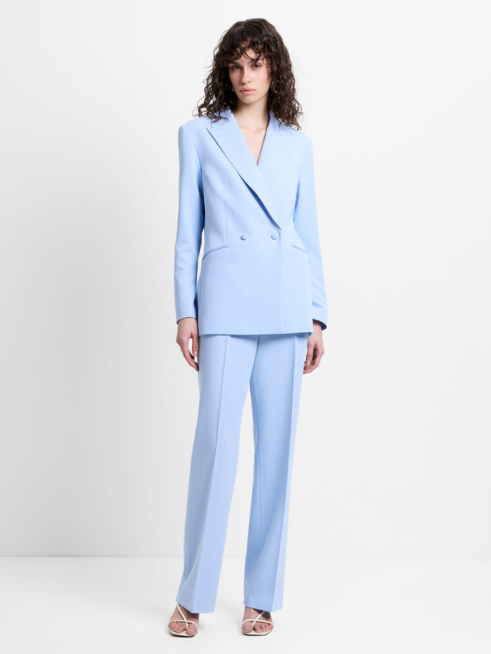 Sammie Tailored Light Blue Double Breasted Blazer