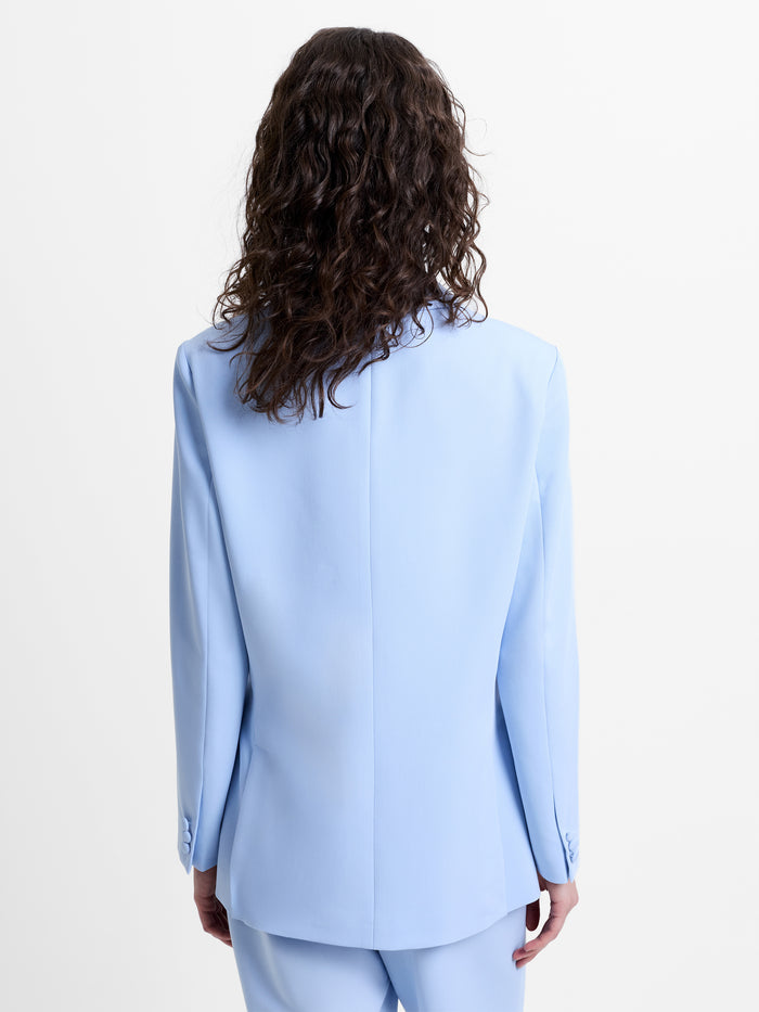 Sammie Tailored Light Blue Double Breasted Blazer