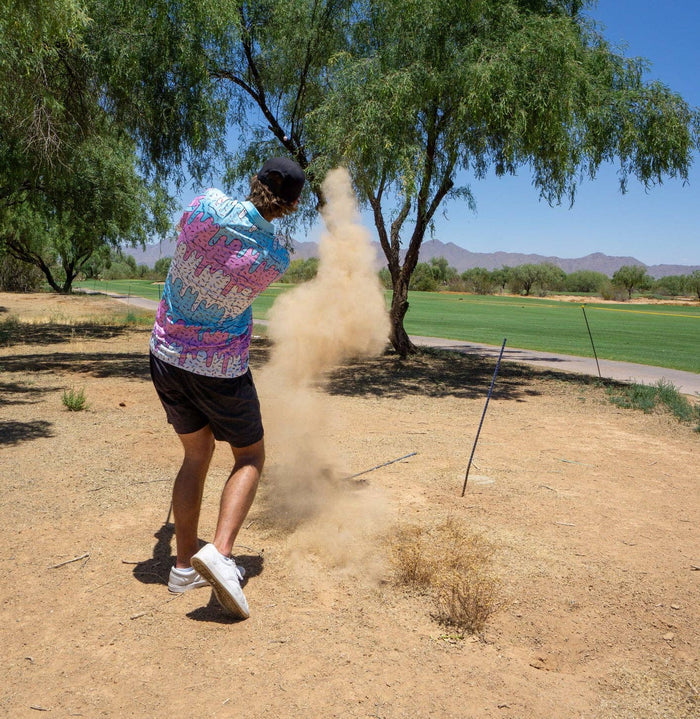 Shank it golf Ice Cream Drip Polo