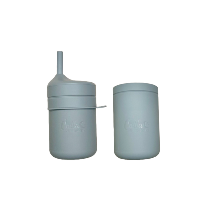Silicone Transitional Straw Cup: Petal Pink