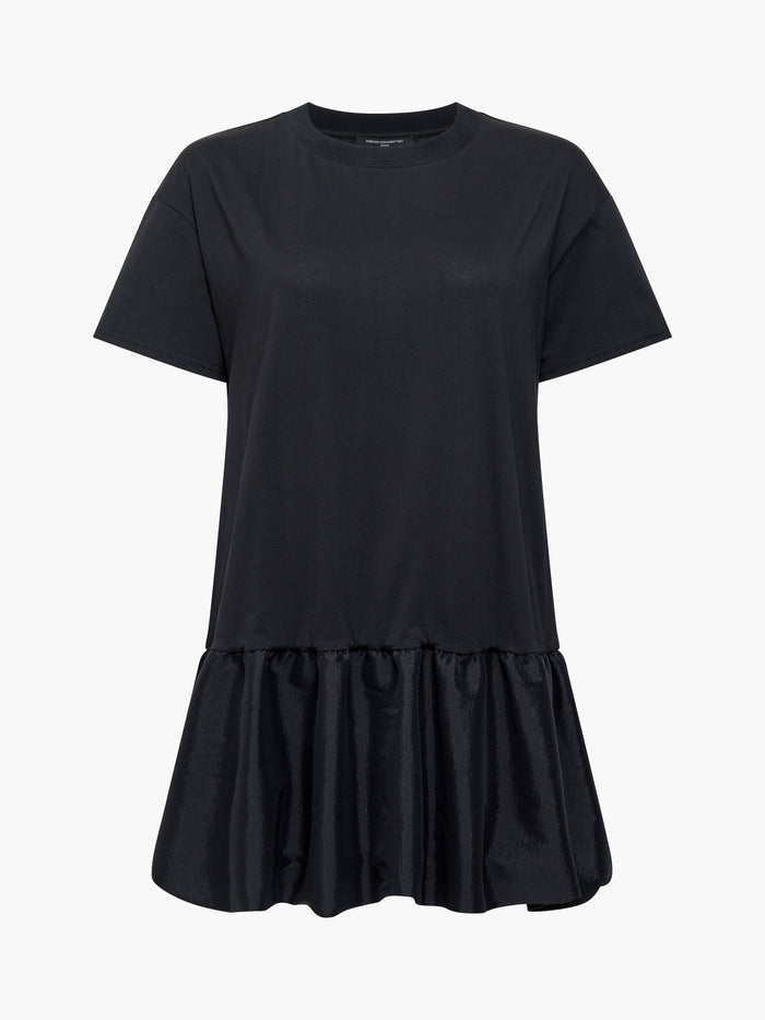 Sivine Black Bubble Hem Mini Dress
