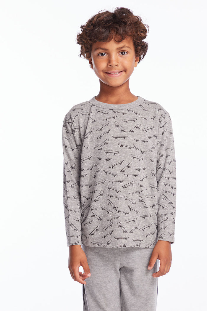 Skateboard Toss Long Sleeve Boys chaserbrand