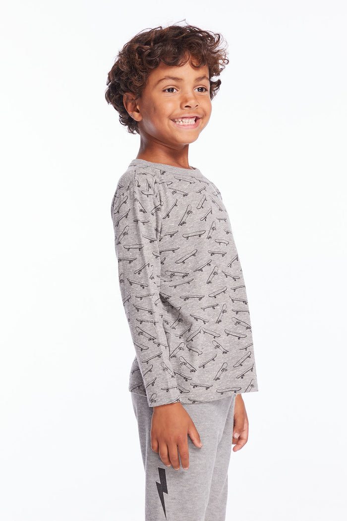 Skateboard Toss Long Sleeve Boys chaserbrand