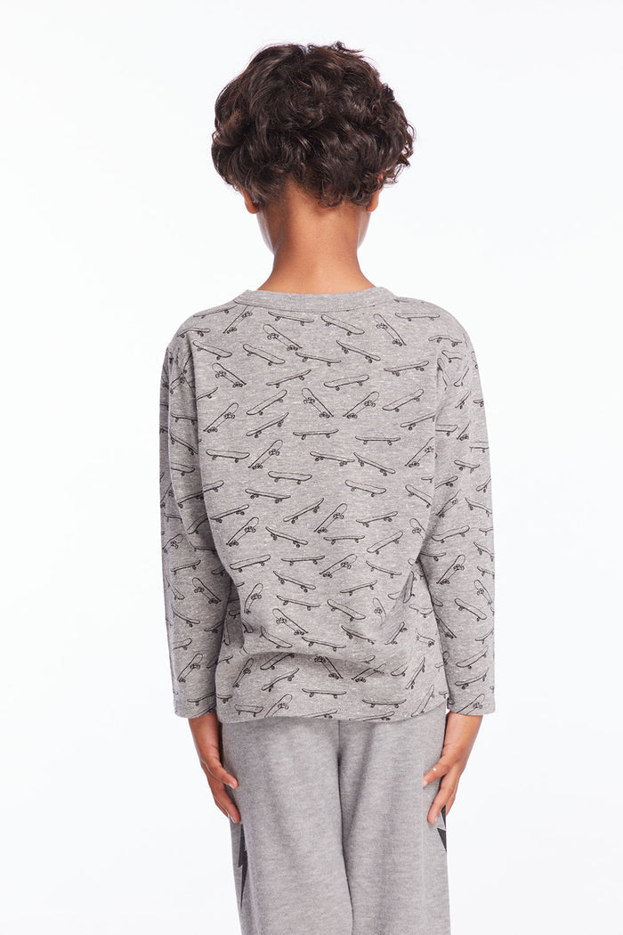 Skateboard Toss Long Sleeve Boys chaserbrand