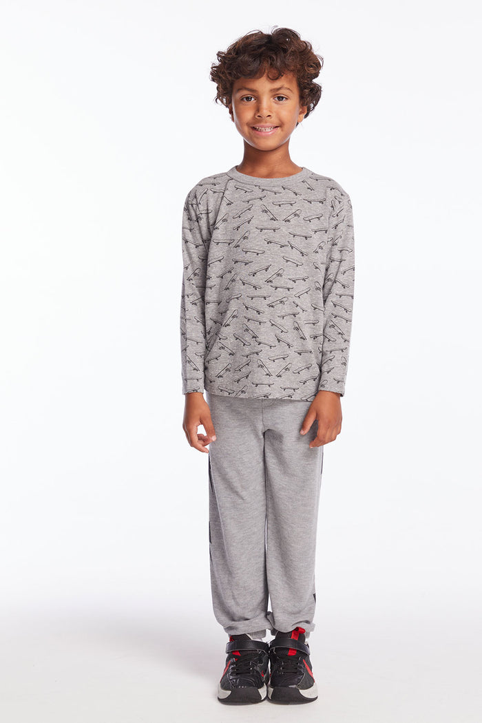 Skateboard Toss Long Sleeve Boys chaserbrand